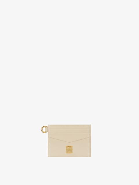 Givenchy 4G CARD HOLDER IN GRAINED LEATHER