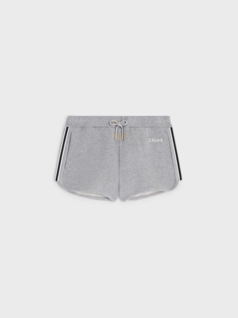 CELINE celine mini jogger shorts in cotton fleece