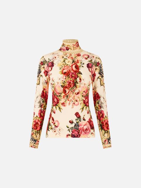 CAMILLA JERSEY TURTLENECK