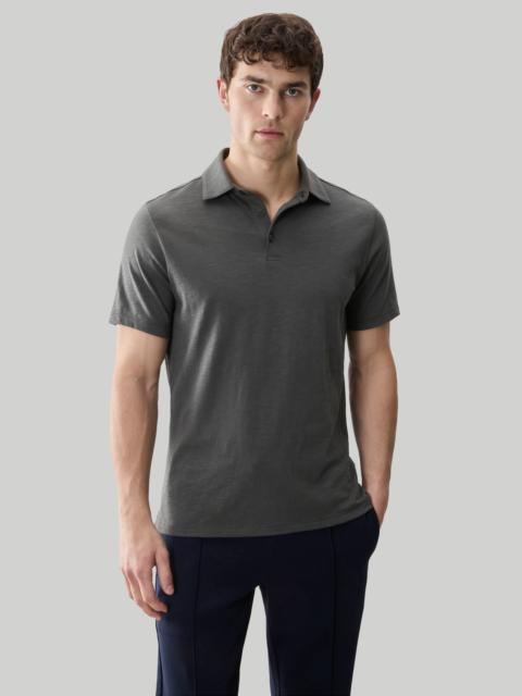 ROBERT BARAKETT Brightwood Short Sleeve Slub Polo