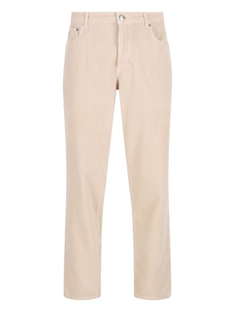 Brunello Cucinelli corduroy five-pocket trousers