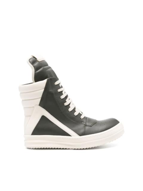 Rick Owens Geobasket leather sneakers