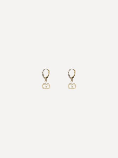 Valentino Ovalette Earrings in metal and Swarovski® crystals