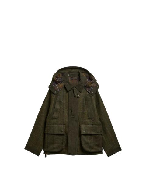 Barbour X NORBIT CHECK-PATTERN WOOL JACKET