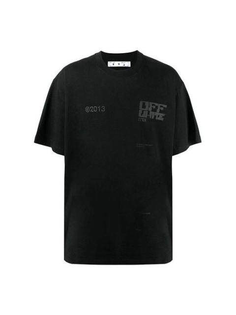 Off-White Off-White Men's SS21 Tech Marker Logo Black OMAA038S21JER0081010