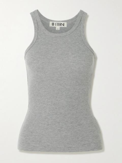 ÉTERNE Ribbed Stretch-jersey Tank