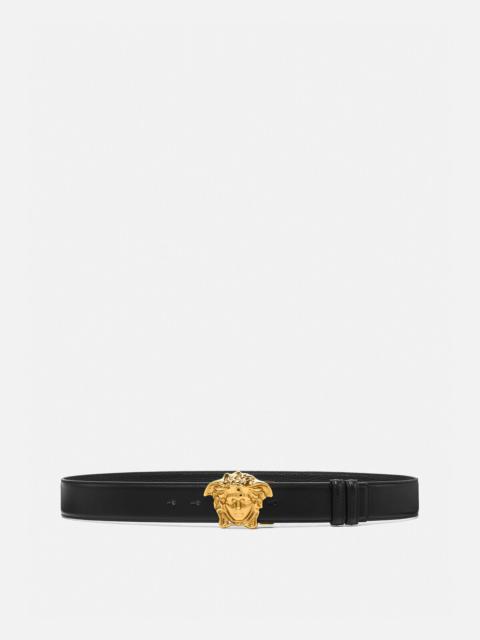 La Medusa Double-Face Leather Belt