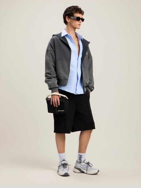 Palm Angels Palm Leaf Loose Zip Hoodie