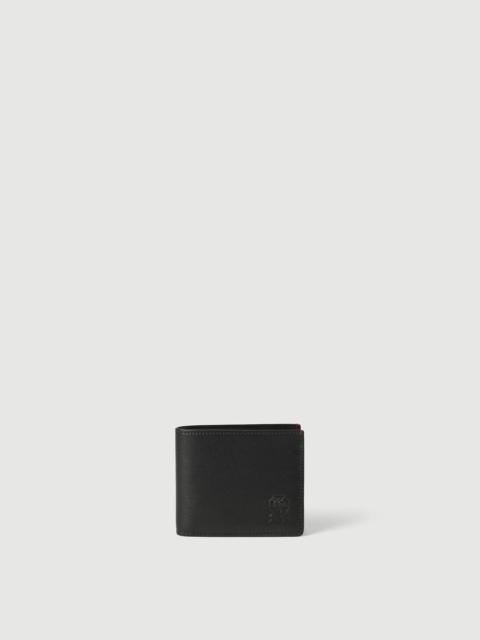 Brunello Cucinelli Brushed leather wallet