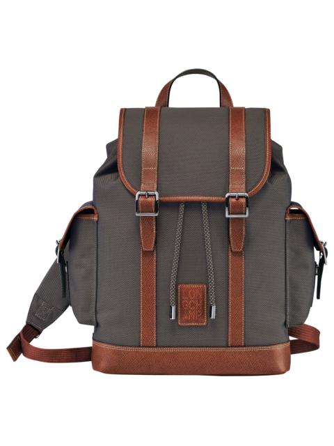 Longchamp Boxford Backpack Brown - Canvas