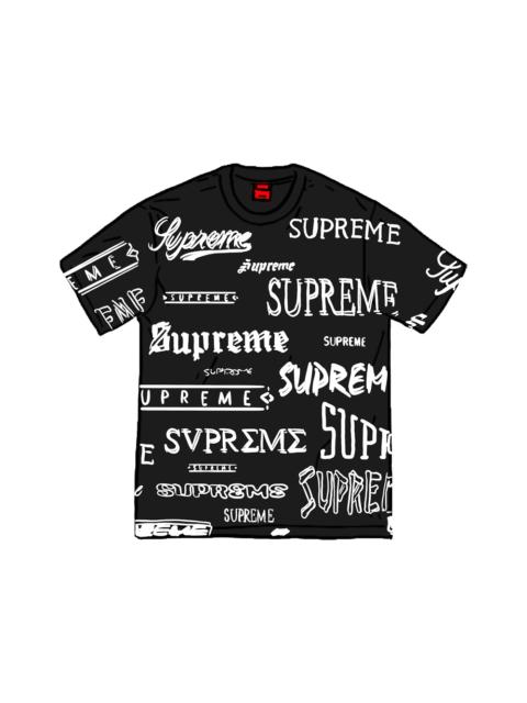Supreme Supreme Multi Logo Tee Black