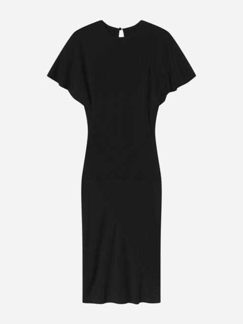 CO Relaxed Shift Dress in Crepe