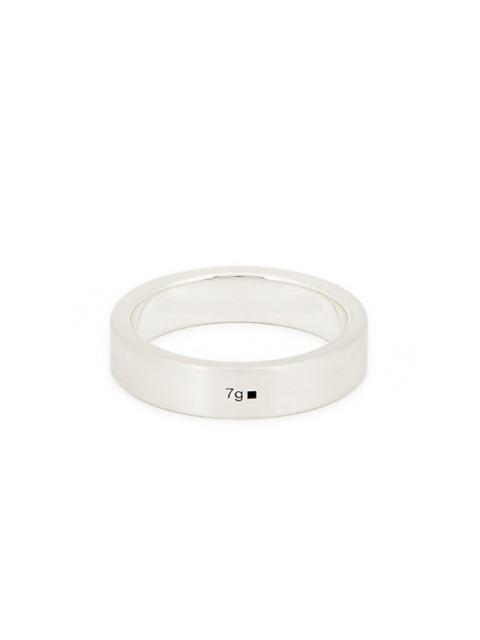 le gramme 7g brushed sterling silver ribbon ring