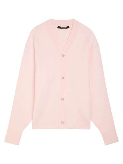 JACQUEMUS Jacquemus Le Cardigan Doppio Merino Wool-blend Cardigan