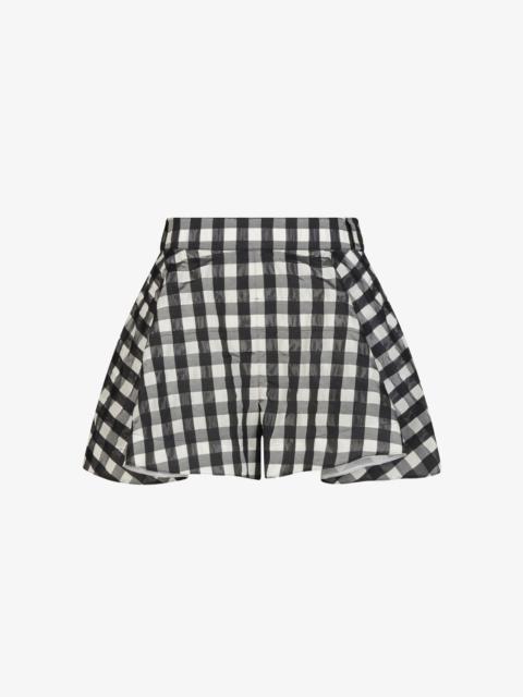 Alaïa VICHY A-LINE SHORT