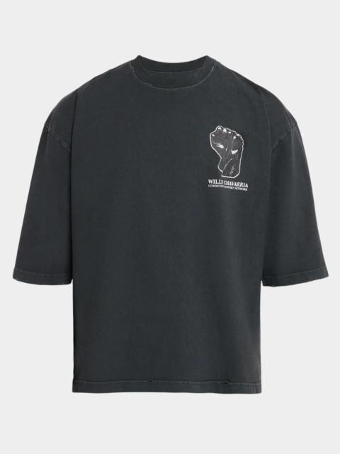 WILLY CHAVARRIA Men's Lower Education Cotton T-Shirt