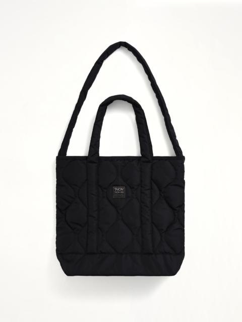 TAION Military Zip Tote Down Bag M in Black