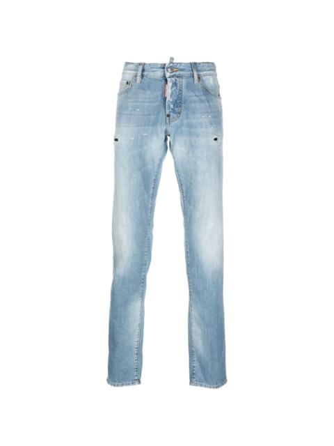 low-rise slim-fit jeans