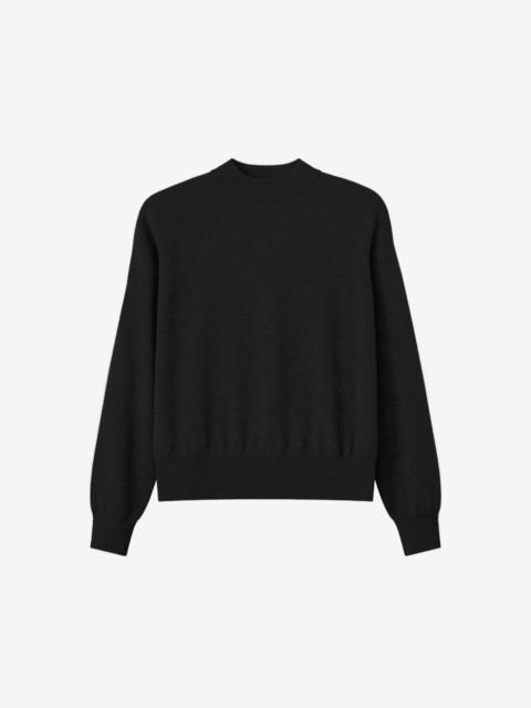 The Frankie Shop Rue Padded High Neck Sweater - Black