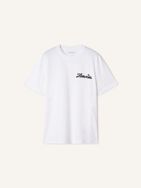 Lanvin LANVIN SMALL RIBBON COTTON T-SHIRT