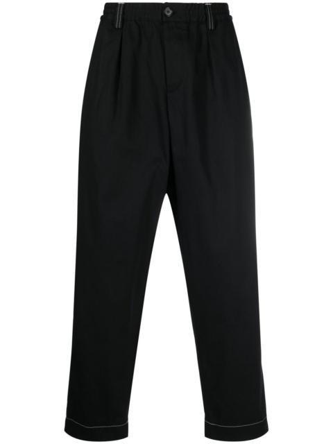 Marni contrast-stitching trousers