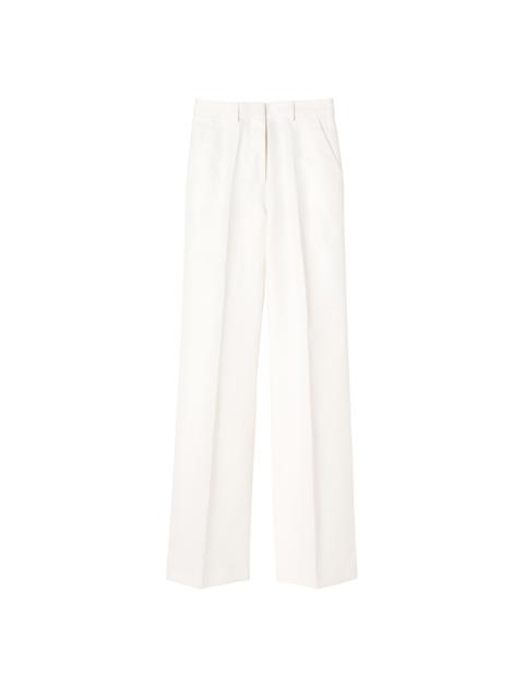 Longchamp Spring/Summer 2023 Collection Trousers Ecru - OTHER