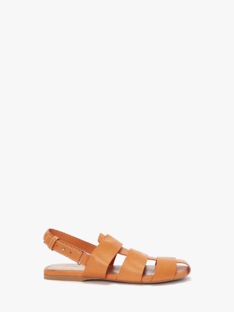JW Anderson LEATHER FISHERMAN SANDALS
