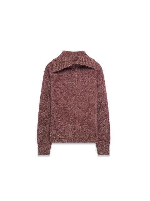 RUNYON RIB MARL HALF ZIP