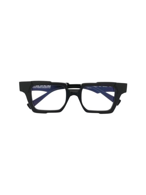Kuboraum wayfarer-frame glasses