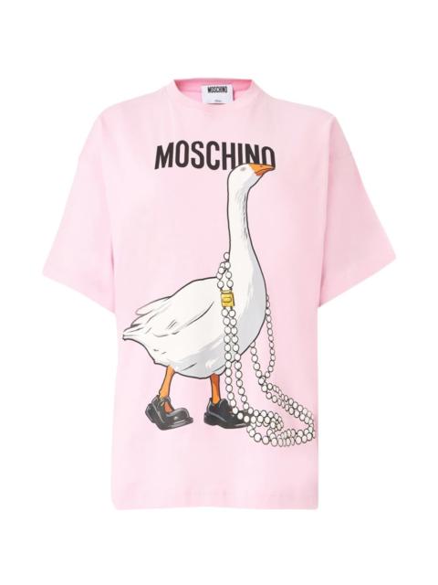Moschino goose-print T-shirt