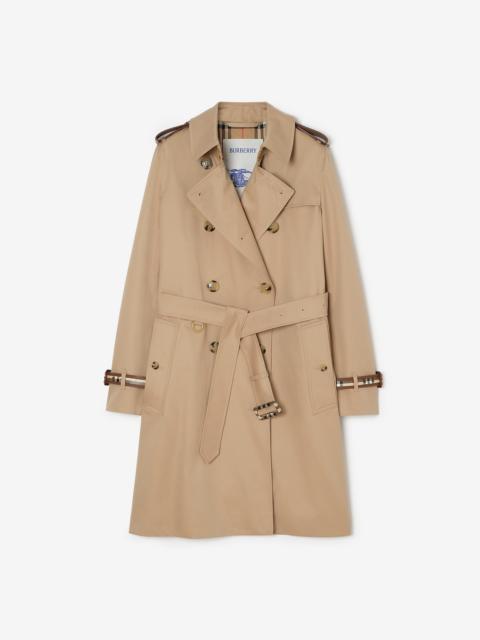 Burberry Mid-length Gabardine Kensington Trench Coat
