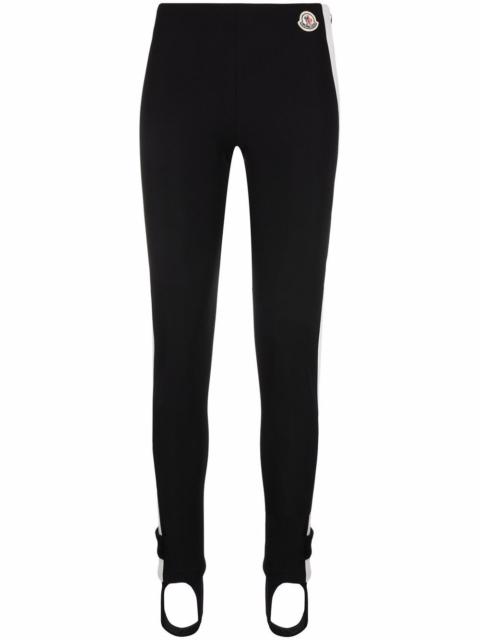 Moncler high-waist stirrup leggings