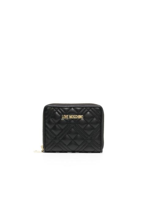 Moschino quilted zip-up purse
