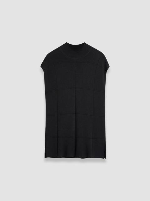 JOSEPH Grid Viscose Knitted Tank Top