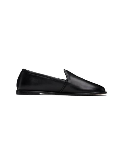DEAR FRANCES Black Cigar Loafers