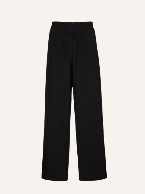 MAGDA BUTRYM Elastic waistband trousers in black