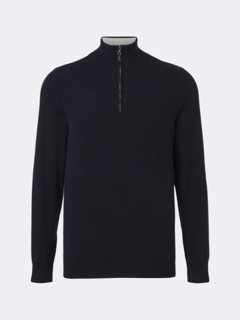 arch4 Mr Fenchurch cashmere half-zip sweater