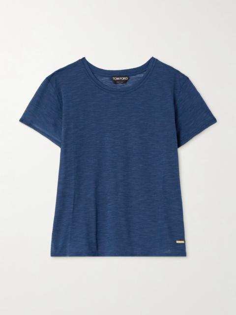 TOM FORD Cotton-blend T-shirt