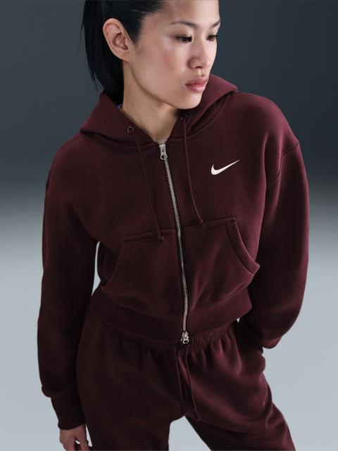 Nike Nike Sportswear Phoenix Fleece Women's Loose Full-Zip Cropped Hoodie
