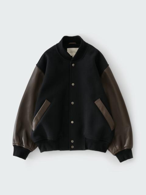 Studio Nicholson Alph Leather Bomber Jacket