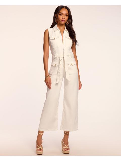 RAMY BROOK Bell Sleeveless Denim Jumpsuit