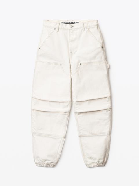 Alexander Wang DOUBLE FRONT CARPENTER PANT IN DENIM