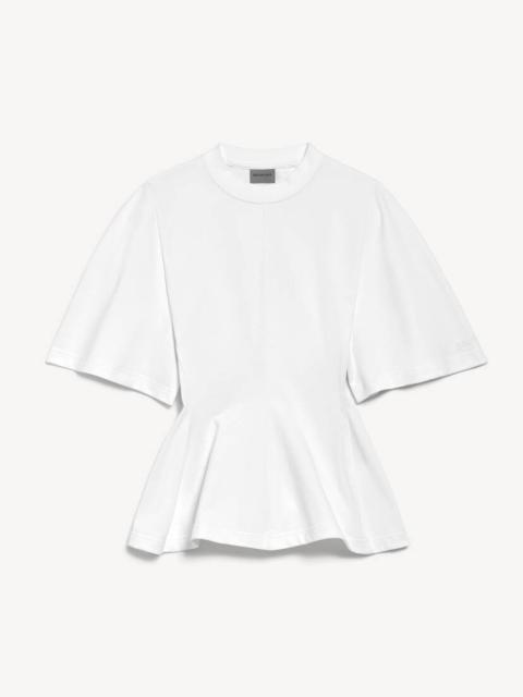 BALENCIAGA Women's Shaped T-shirt in White
