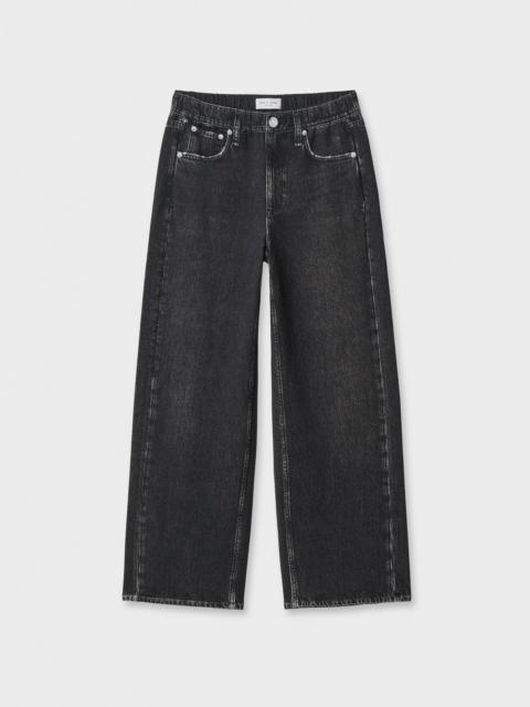 rag & bone rb Miramar Wide-Leg Ankle Pant Cotton Terry