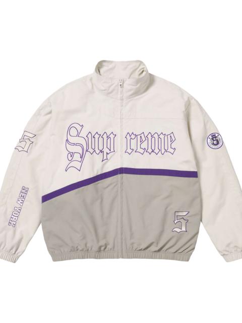 Supreme Old English Track Jacket "SS 25 White"