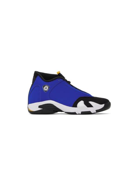 Jordan Blue & Black Air Jordan 14 Retro Sneakers