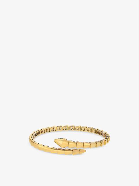 Serpenti Viper 18ct yellow-gold bangle bracelet