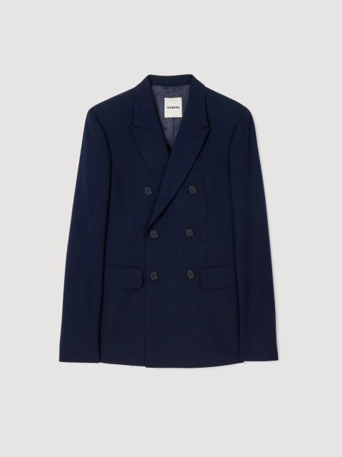 Sandro DOUBLE-BREASTED SUIT JACKET
