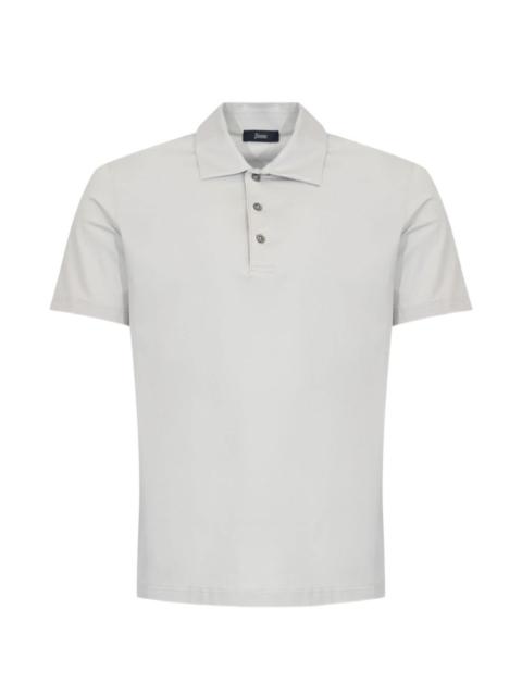 Herno short-sleeved polo shirt