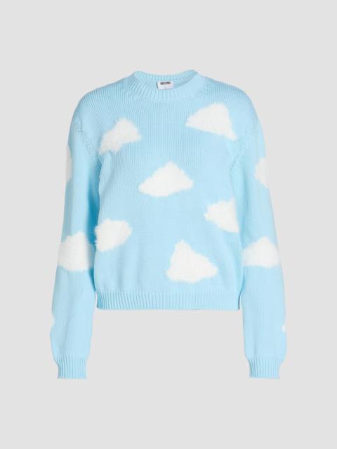 Moschino Women's Cloud Cotton-Blend Sweater - Only One Colour